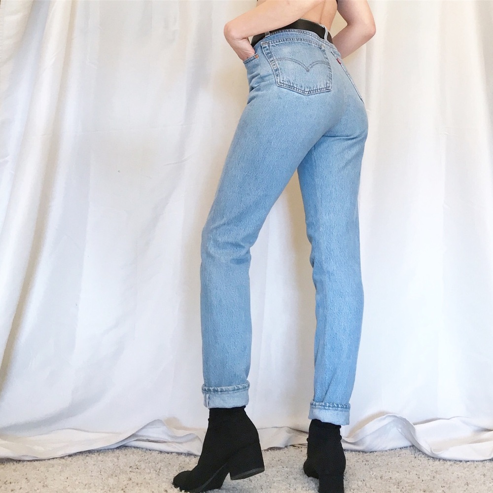 Re/done Redone Levi high waist light wash jeans